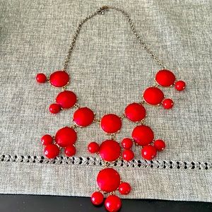 Red bobble necklace
